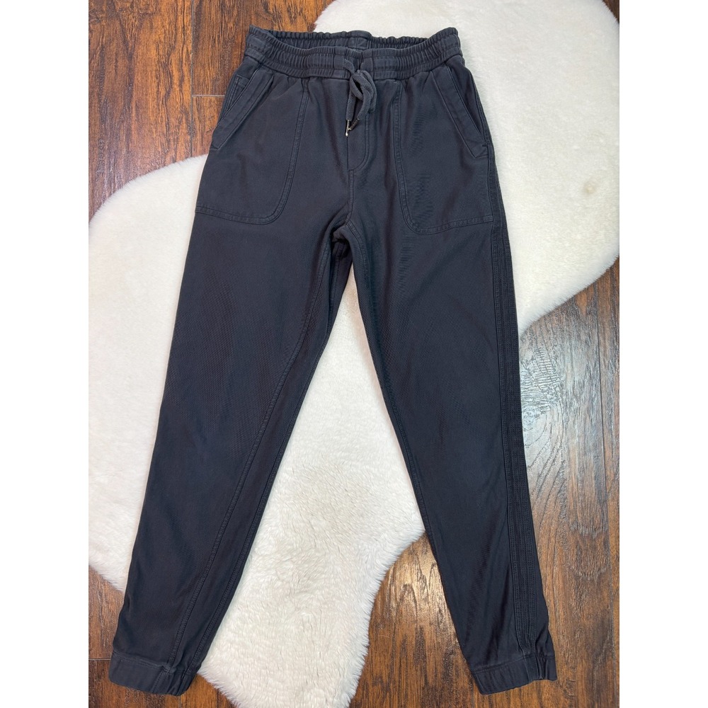 Athleta Farallon Jogger XS Faded Black Elastic Waist Stretch Cotton Womens